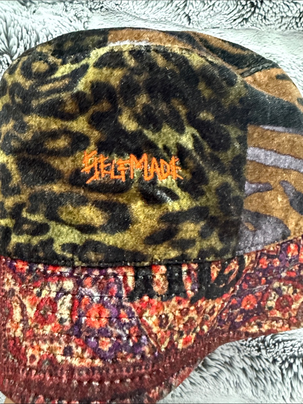 SELF-MADE Leopard & Patchwork Bucket Hat - Picture 4 of 10